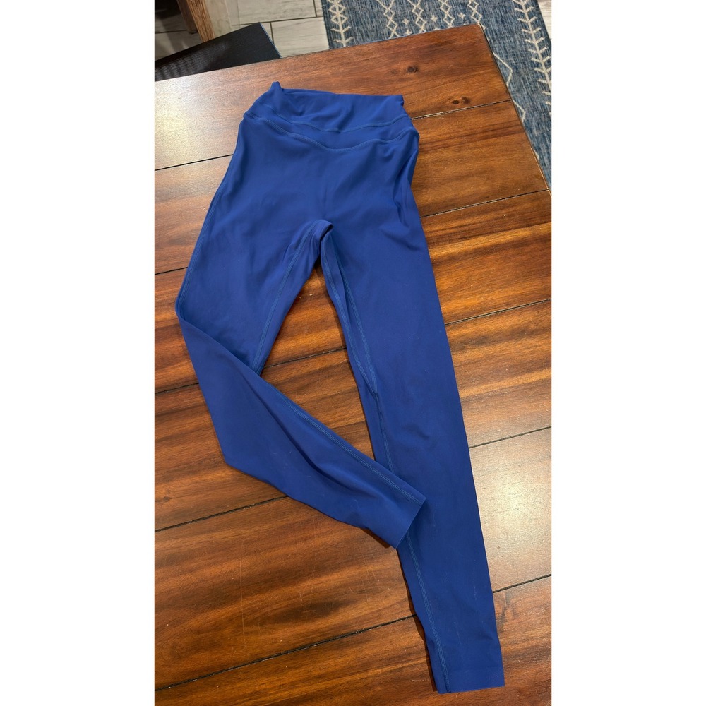 LSKD Womens High Waisted Athletic Leggings Blue Women's Size Small WTGH01167